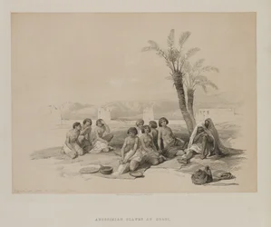 Egito e Núbia, Volume I: Escravos Abissínios Descansando em Korti-Nubia