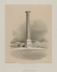 Egito e Núbia, volume I: Pompeys Pillar, Alexandria, 1846.