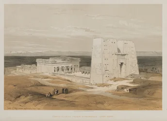 Egito e Núbia, Volume I: Templo de Edfou, Antiga Apollinópolis, Alto Egito, 1847.
