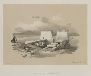 Egito e Núbia, Volume I: Templo de Wady Saboua, Núbia