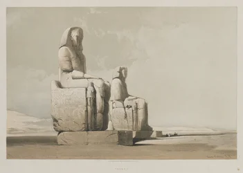 Egito e Núbia, Volume I: Tebas, 1846.