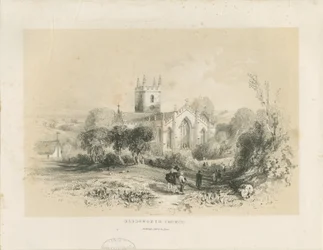 Igreja de Handsworth: litografia, nd [1806-1885]