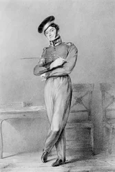Senhor Poder como Corporativo OConnor na ópera Broken Promises, 1826