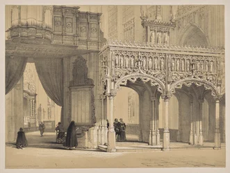 Esboços na Bélgica e na Alemanha, Primeira Série, Tela na Catedral de São Pedro, Louvain