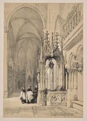 Esboços na Bélgica e na Alemanha, Primeira Série, O Poço Sagrado na Catedral de Ratisbona