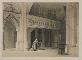 Esboços na Bélgica e na Alemanha, Volume I: Convento de Nönnberg, Salzburgo, 1840.