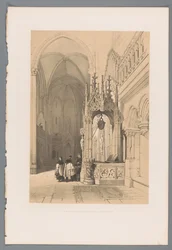 Produção de água em Dom van Regensburg
O Poço Santo na Catedral de Regensburg (título sobre o objecto)