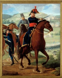Retrato equestre do General Louis Marie Turreau de Garambouville (conhecido como Turreau de Garambouville ou Turreau de Linieres