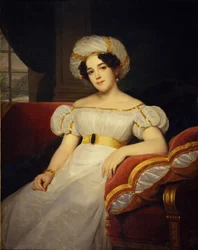 Retrato da princesa Natalya Stepanovna Golitsyna, née Condessa Apraksina 1794-1890, 1824