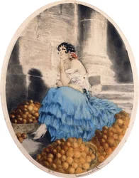 Vendedor de laranja