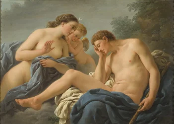 Diana e Endimião, por Lagrenée, Louis Jean François, dito l