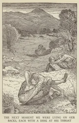 Ilustração para sequestrado por Robert Louis Stevenson