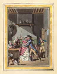 Histoire de Manon Lescaut volume I, publicado em 1797. Criadores: Louis-Joseph Lefevre, Jacques Joseph Coiny.