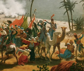 Batalha de Aboukir (óleo sobre tela)