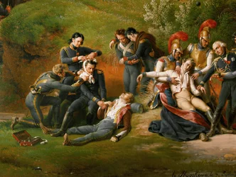 Dominique Larrey, cirurgião-chefe do exército francês (pintura sobre tela)