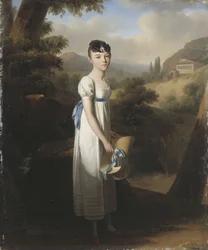 Retrato de Mademoiselle Athénaïs dAlbenas