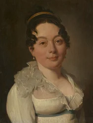 Retrato de uma mulher.