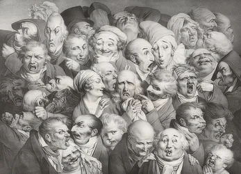 Encontro de 35 chefes diversos (35 verschiedene Köpfe). 1825