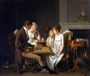 The Ladies Part Painting de Louis Leopold Boilly