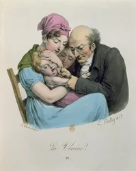 A Vacina, gravada por Francois Seraphin Delpech (1778-1825) 1827