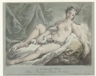 Vênus desperta Le reveil de Venus (título no objeto)