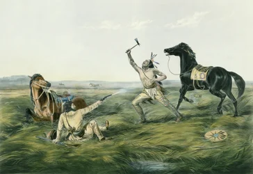O Último Tiro, pub. por Currier  Ives
