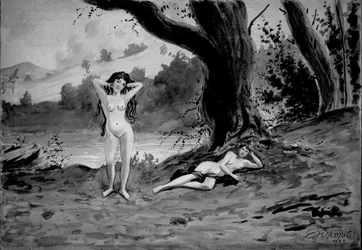 Dois Nus, 1900.
