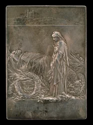 France Mourning the President of the Republic [reverso], 1894.