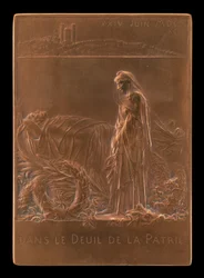 France Mourning the President of the Republic [reverso], 1894.