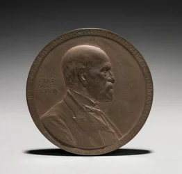 Medalha: Abram Stevens Hewitt, 1875-1925.
