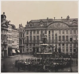 Construção sem título da fonte comemorativa, julho de 1856.