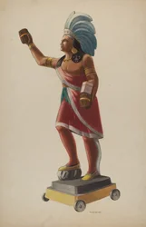 Cigar Store Indian, 1938.