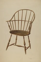 Cadeira Windsor, c. 1939.
