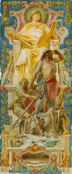 Navegação (estudo para painel, antigo edifício do Senado)