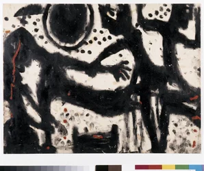 A contusão fatal, 1939 (tinta e guache no papel)