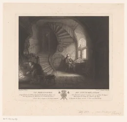 Filósofo contemplativo La philosophe en contemplation (título no objeto)
