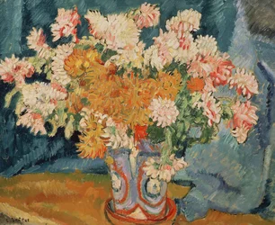 Bouquet de flores (óleo sobre tela)