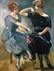 As Duas Irmãs, c.1912 (óleo sobre tela)