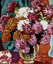 Vaso de Dahlias