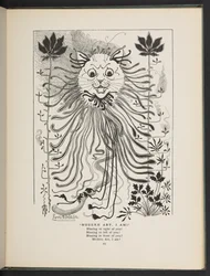 Eu sou a arte moderna Eu sou, da p.45, Louis Wain Annual