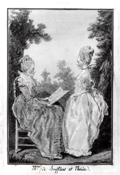 Madame la Comtesse de Boufflers e Thérèse, meados da década de 1760.