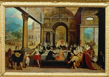 Cenas da vida do filho pródigo (pintura sobre tela)
