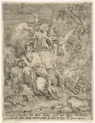 Hagar e Ishmael no deserto