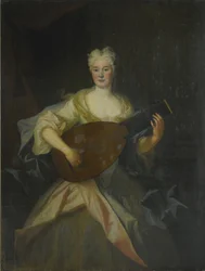 Retrato de Anna Constantia, condessa de Cosel 1680-1765, nee de Brockdorff
