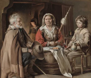 Interior camponês, c. 1645.