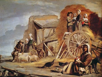 O Haycart, ou Retorno de Haymaking, 1641