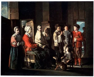 A visita à avó, 1645.