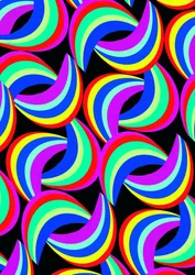 Impressão de arco-íris (digital)