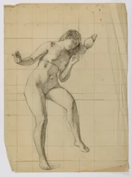 (Sem título - figura feminina nua)
