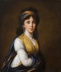 Retrato da Condessa Anna Grigoryevna Belosselsky-Belozersky 1773-1846, 1798.